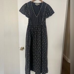 Christy Dawn Greta Dress in Oat Straw Blue